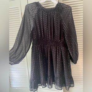 Old Navy Black and Silver Dress